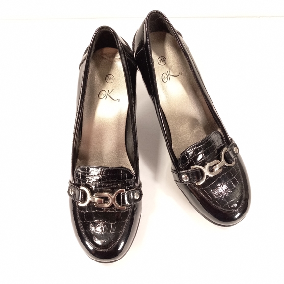 🔥CLOSING Sale New PATENT BLACK PUMPS SZ 7 - Picture 4 of 9